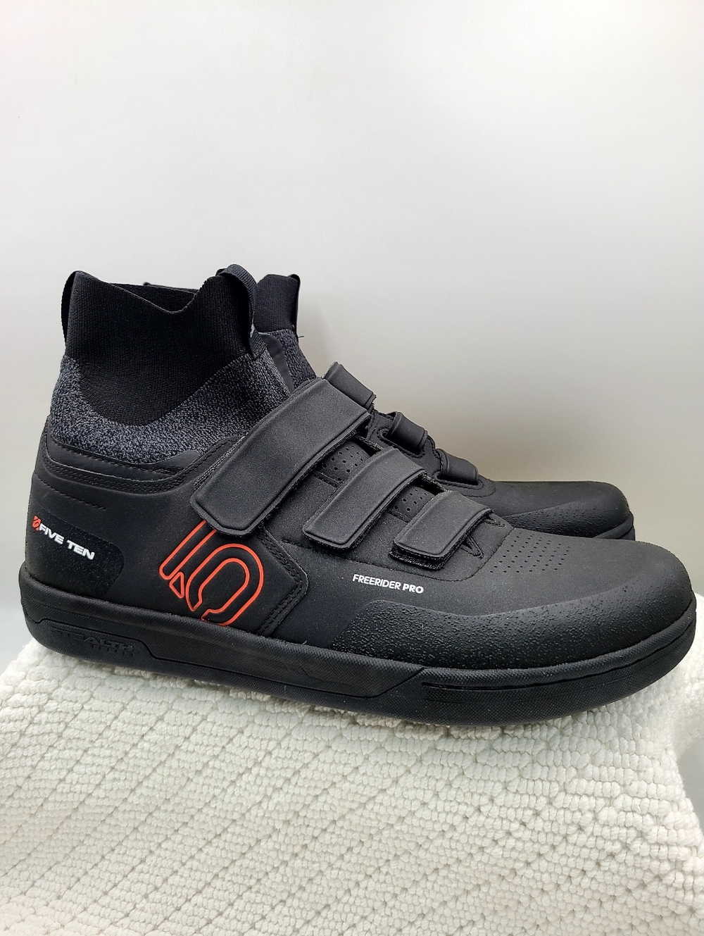 adidas Freerider Pro Mid Black with Orange Accents